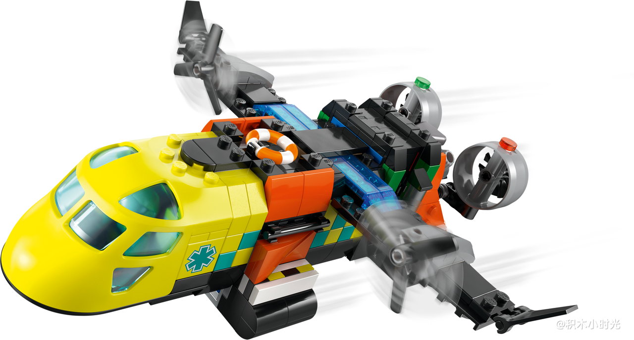 乐高 60505 飞机，工程车和悬浮船组合套装