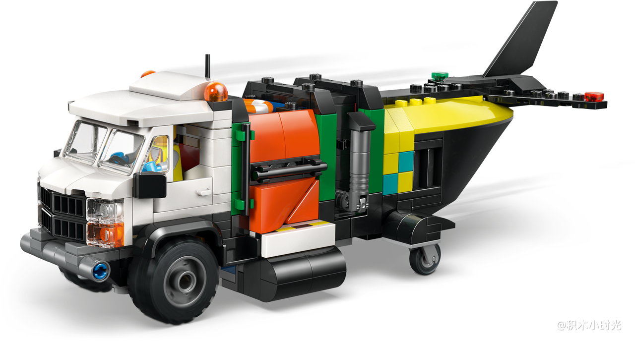 乐高 60505 飞机，工程车和悬浮船组合套装