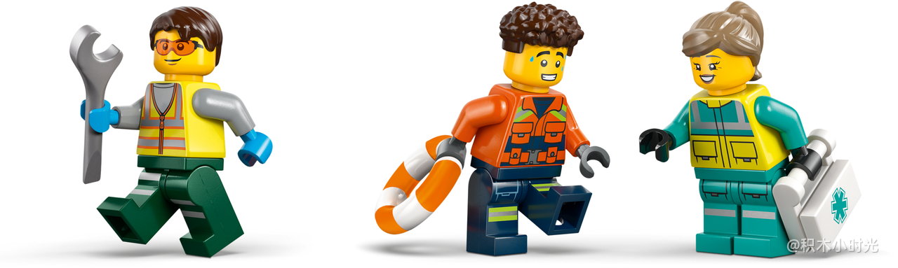 乐高 60505 飞机，工程车和悬浮船组合套装