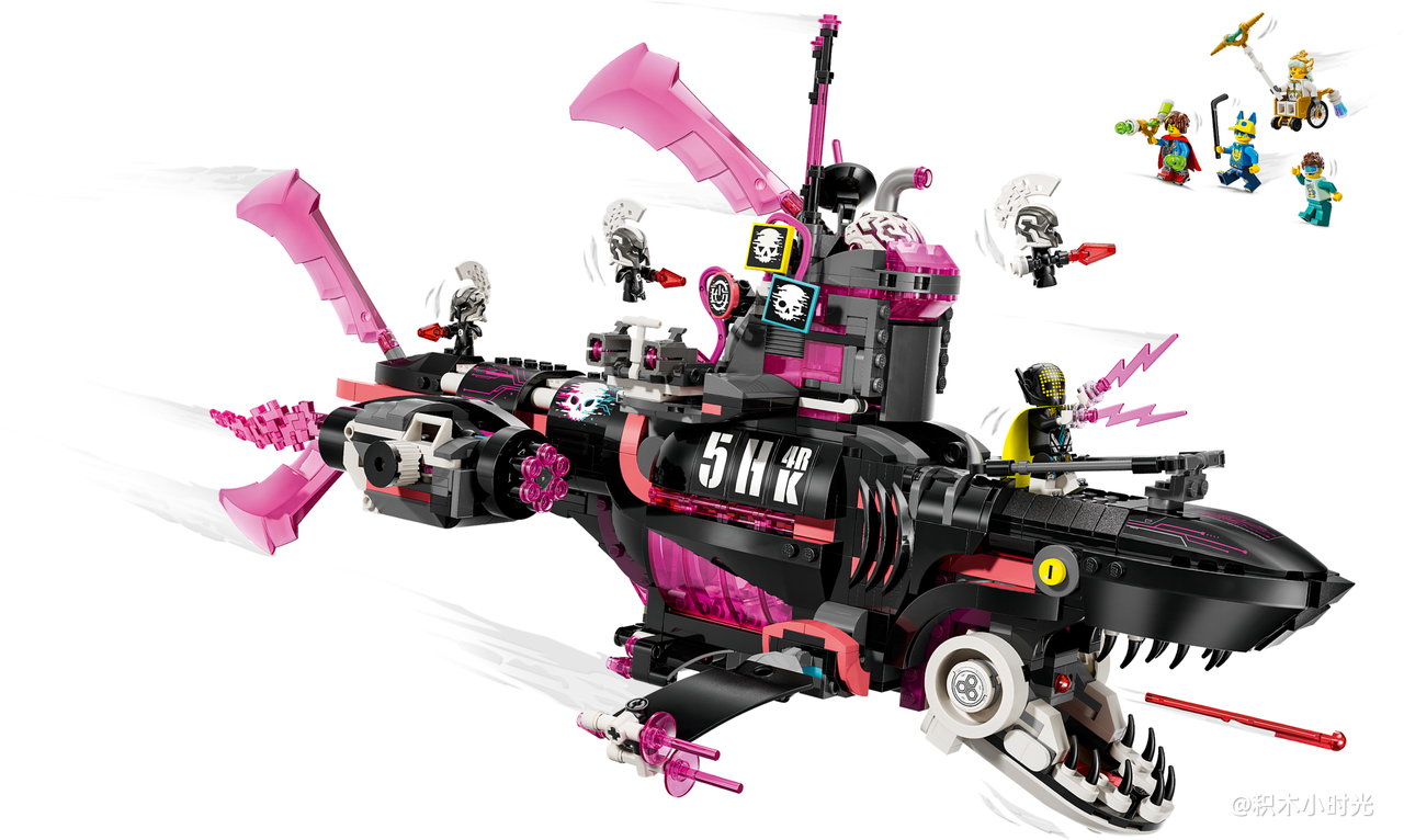 乐高 71500 梦魇鲨鱼潜艇