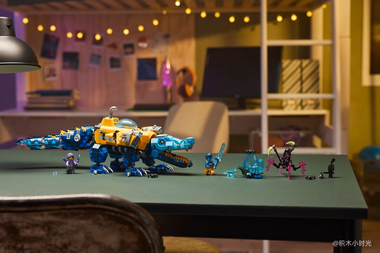 乐高 71512 鳄鱼潜水艇