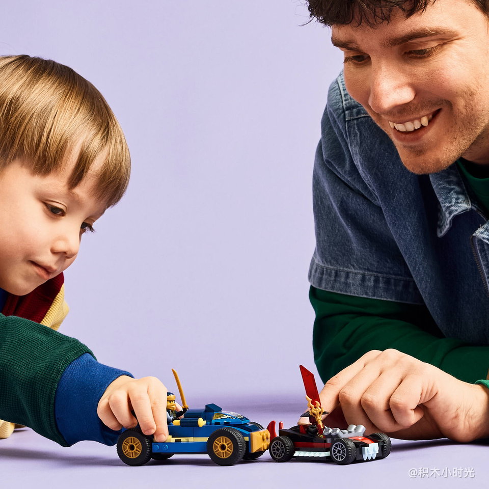 乐高 71840 黑化杰与德里克斯赛车大对决