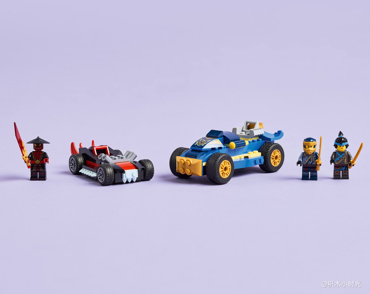 乐高 71840 黑化杰与德里克斯赛车大对决