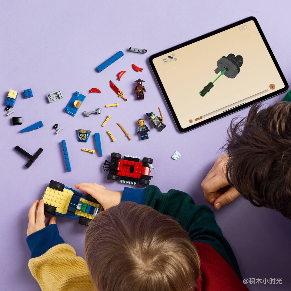 乐高 71840 黑化杰与德里克斯赛车大对决