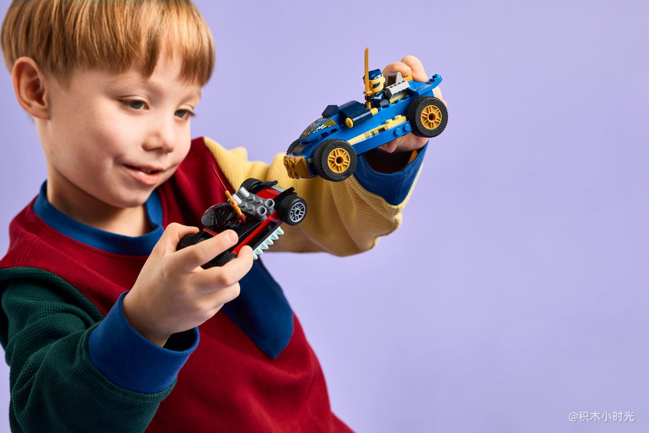 乐高 71840 黑化杰与德里克斯赛车大对决