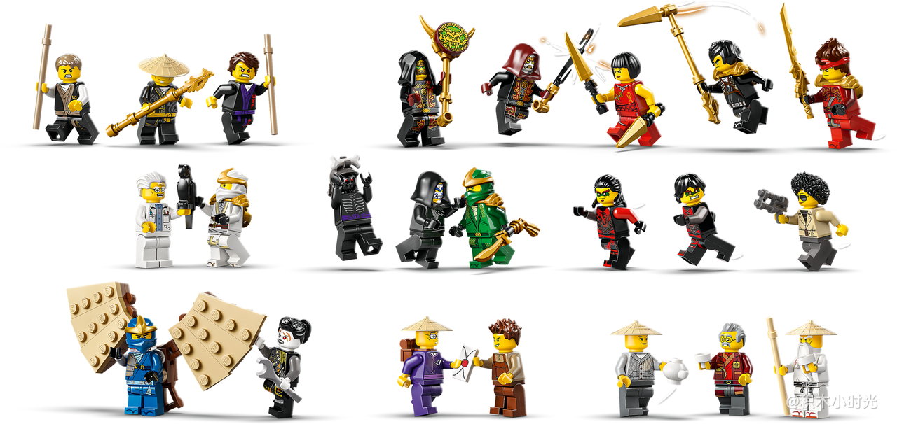 乐高 71861 15周年纪念款 初代忍者村