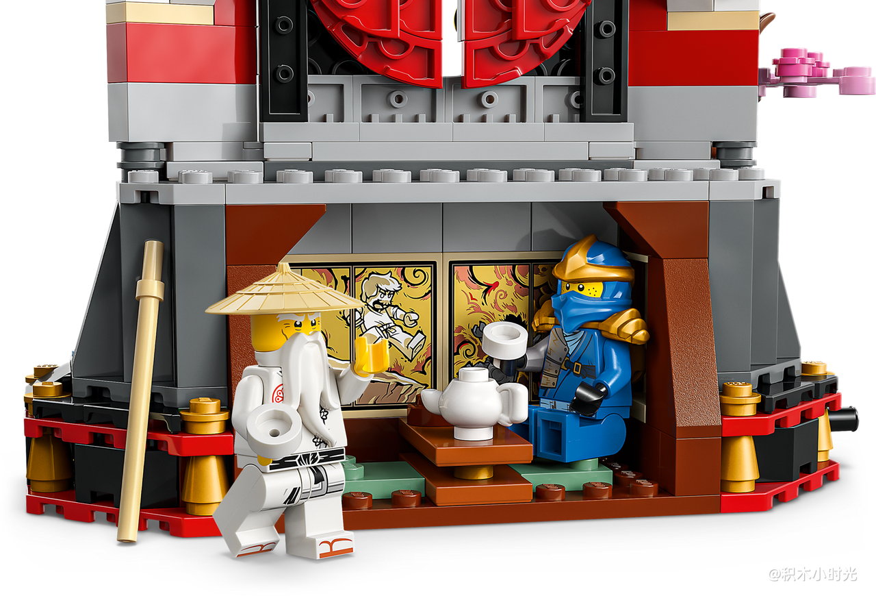 乐高 71866 15周年纪念款 忍者道场展示台