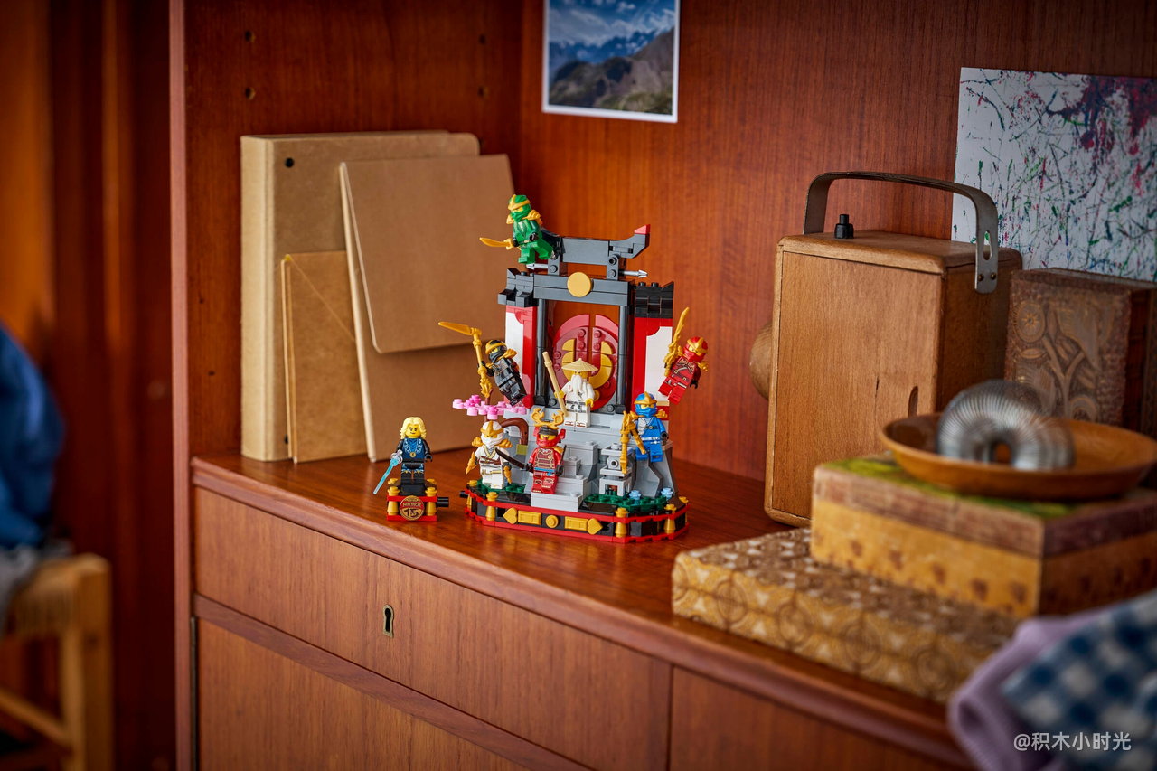 乐高 71866 15周年纪念款 忍者道场展示台