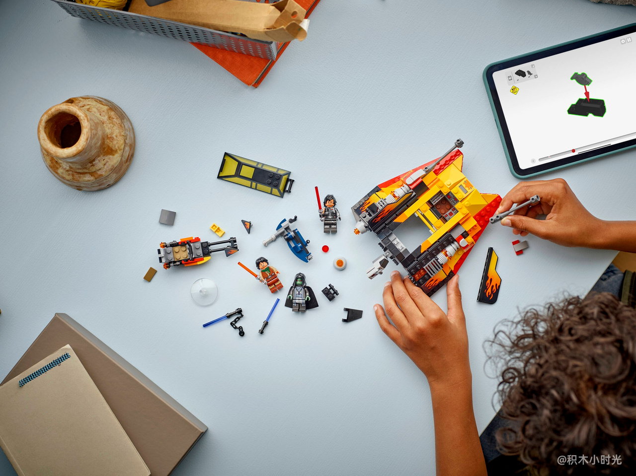 乐高 75414 原力热焰 雪地战机