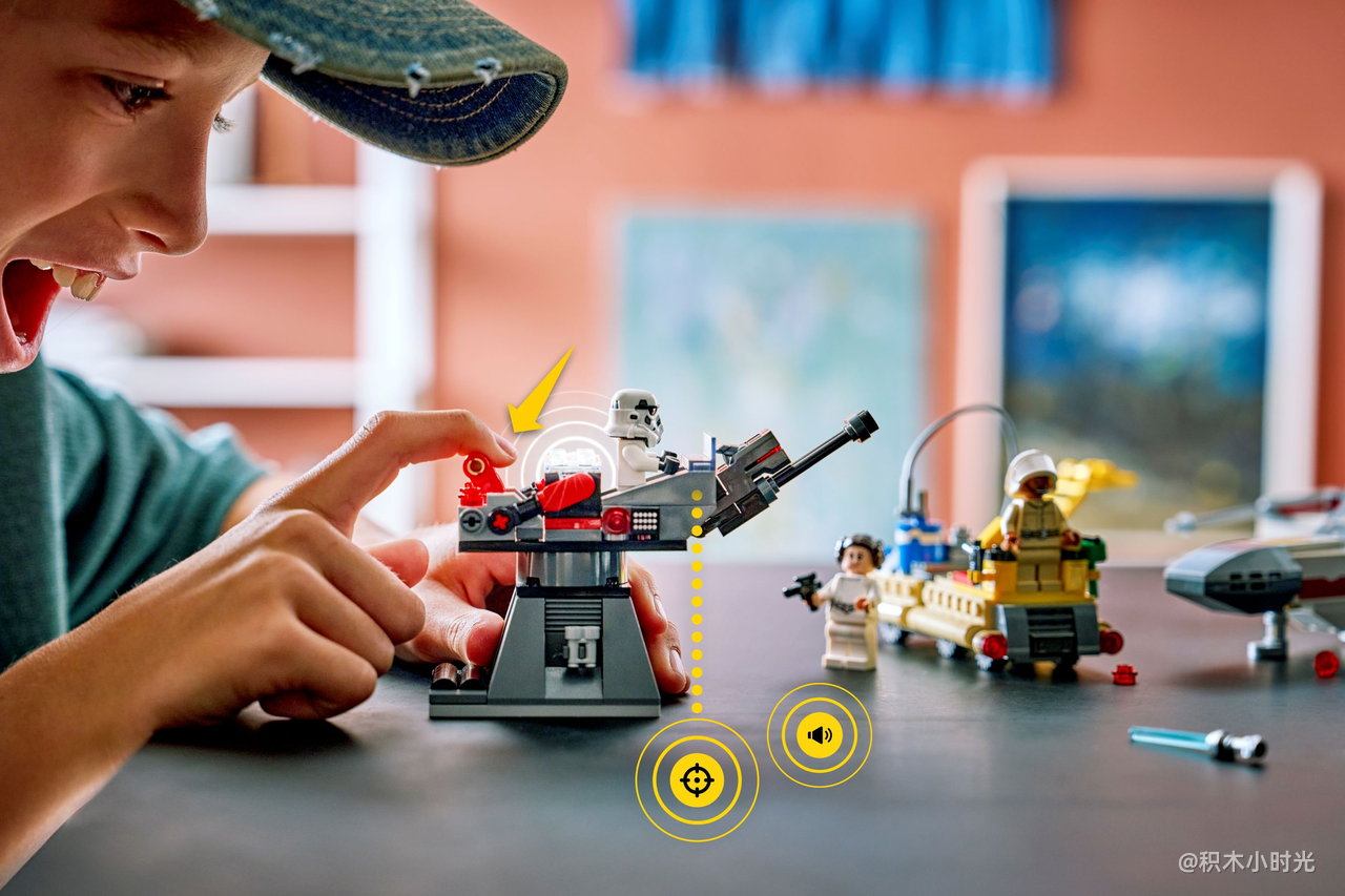 乐高 75423 奇智妙玩：卢克·天行者的X翼星际战斗机「红色五号」