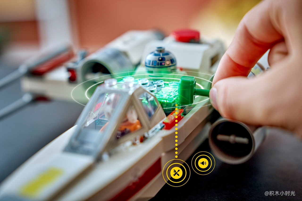 乐高 75423 奇智妙玩：卢克·天行者的X翼星际战斗机「红色五号」