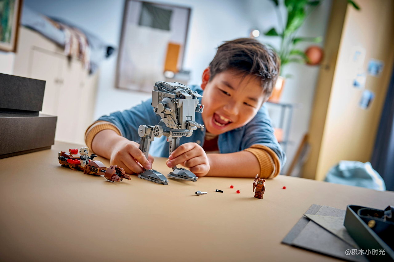 乐高 75424 奇智妙玩：AT-ST 步行机攻击恩多