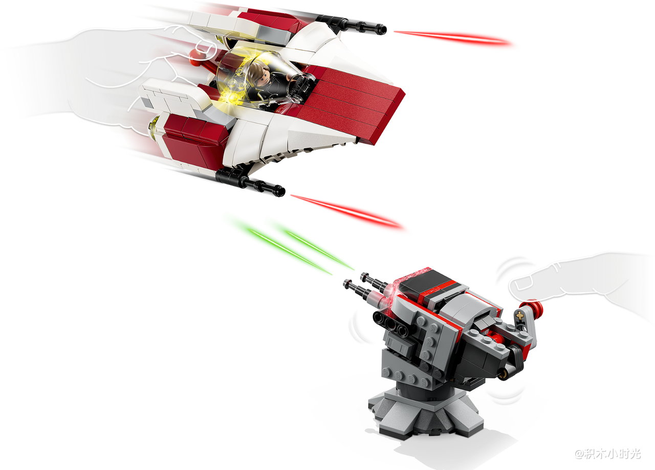 乐高 75427 奇智妙玩：王座室对决 A-翼