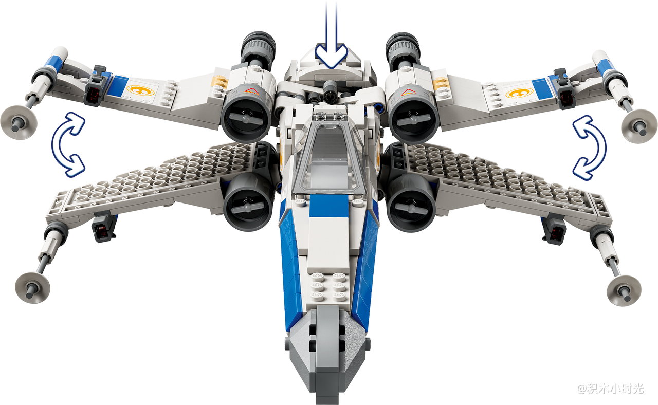 乐高 75460 新共和国X-翼星际战机