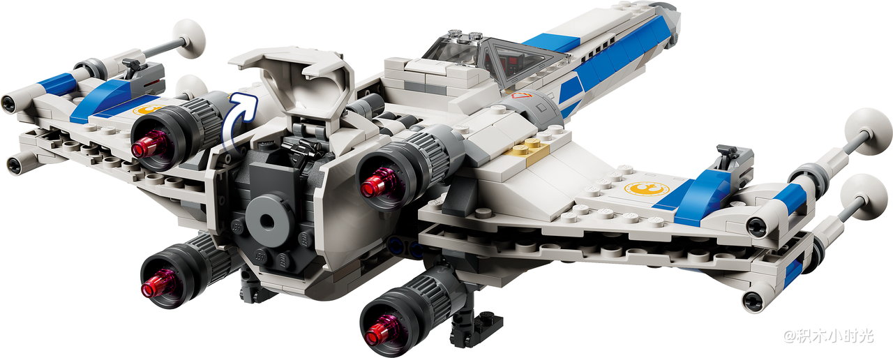 乐高 75460 新共和国X-翼星际战机