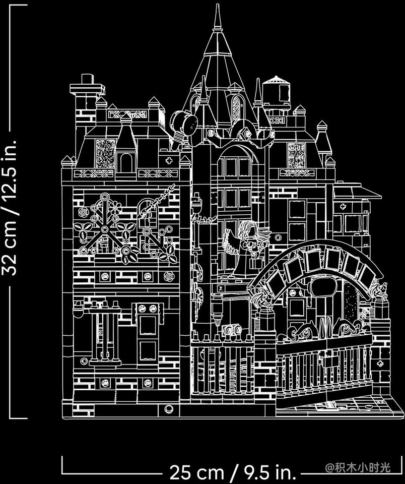 乐高 76300 阿卡姆疯人院