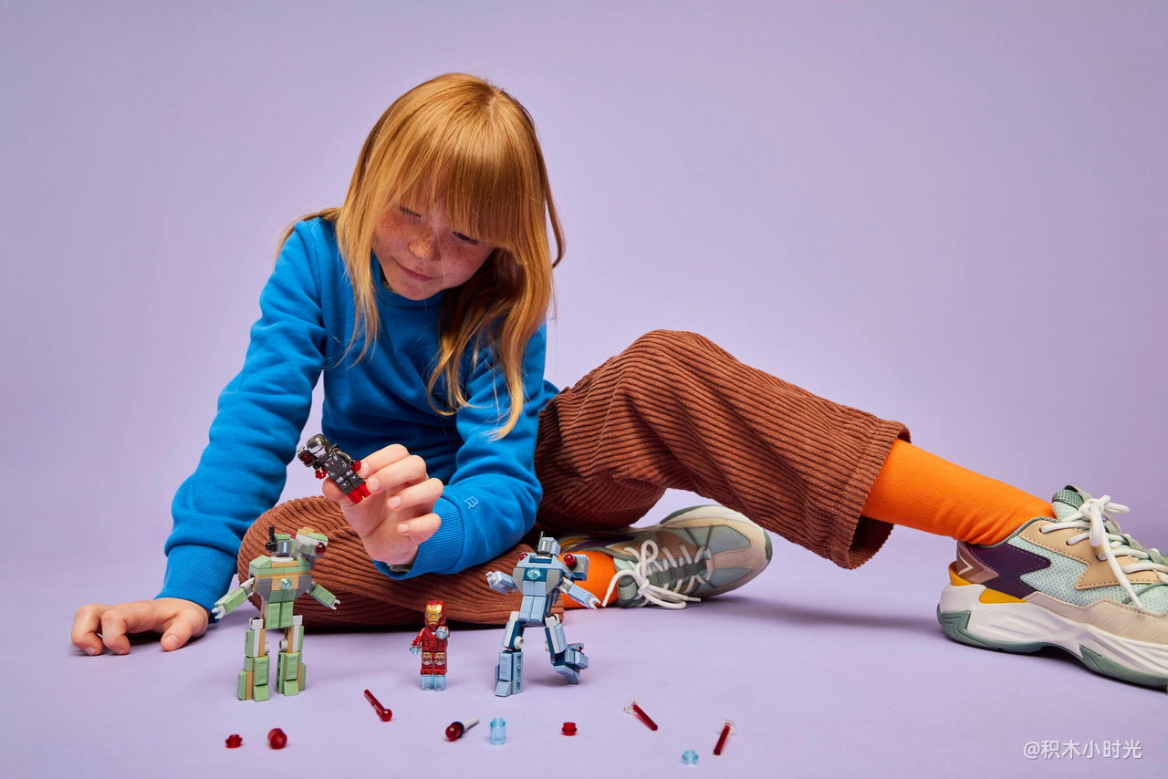 乐高 76320 钢铁侠与战争机器对阵铁锤无人机