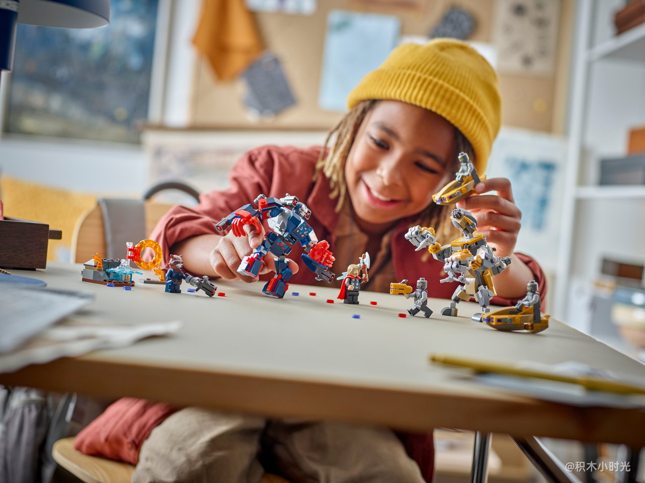 乐高 76322 复仇者联盟：终局之战 雷神索尔对战齐塔瑞人 (Chitauri)