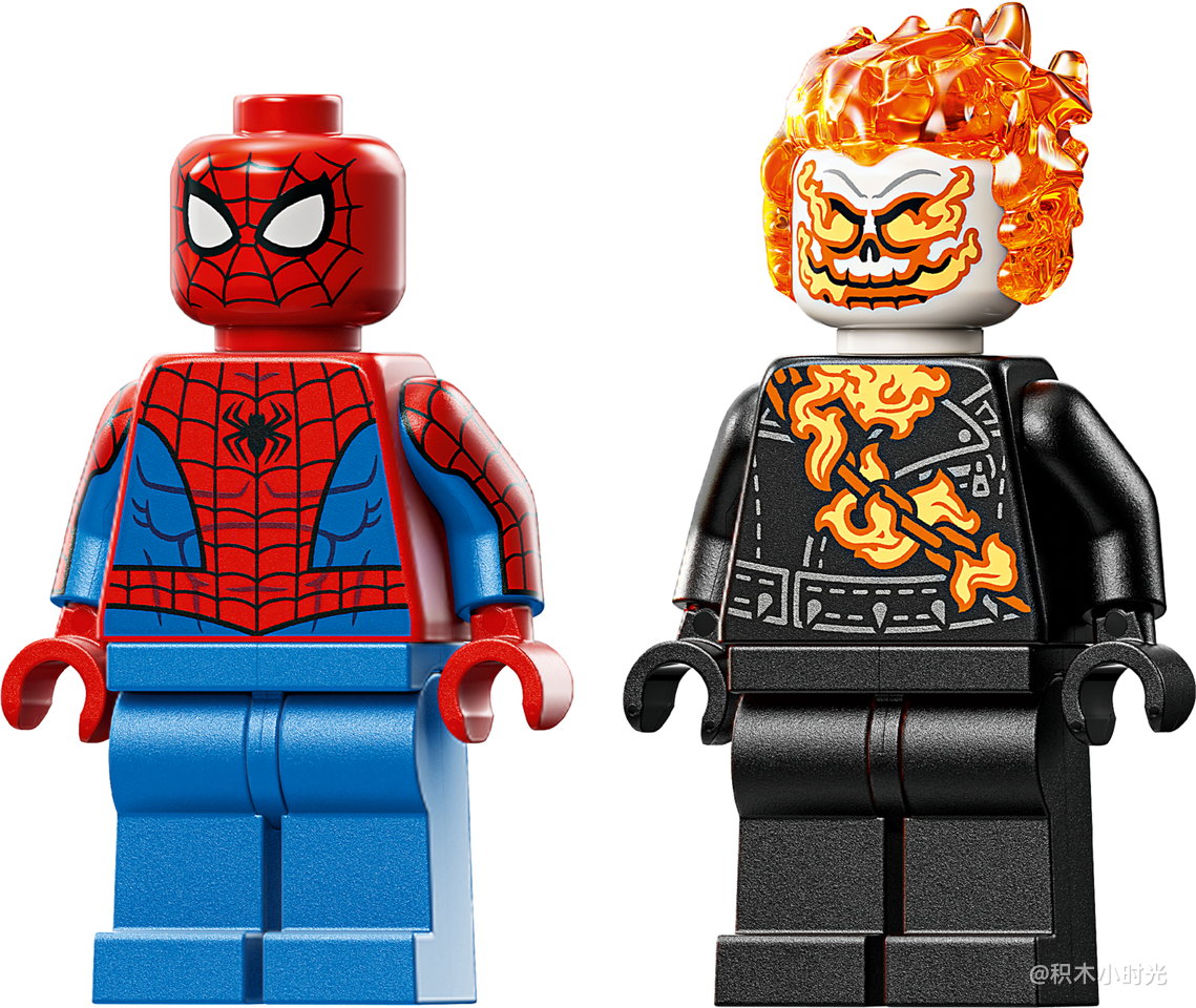 乐高 76335 蜘蛛侠大战骑着摩托车的恶灵骑士 (Ghost Rider)