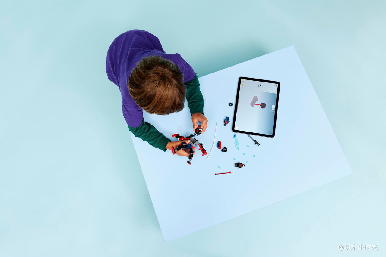 乐高 76337 迈尔斯·莫拉莱斯机甲大战蜘蛛侠 2099