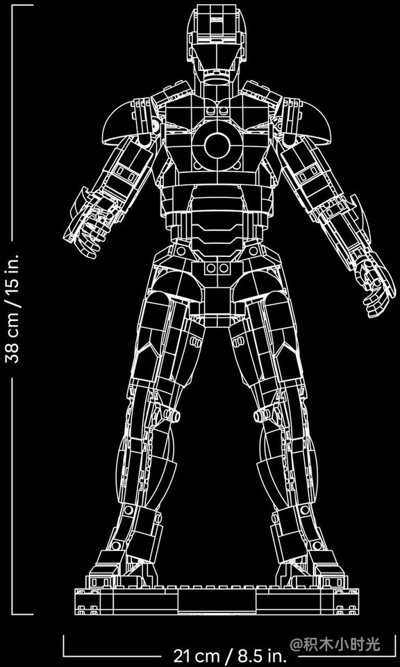 乐高 76344 钢铁侠 Mark 3 收藏版