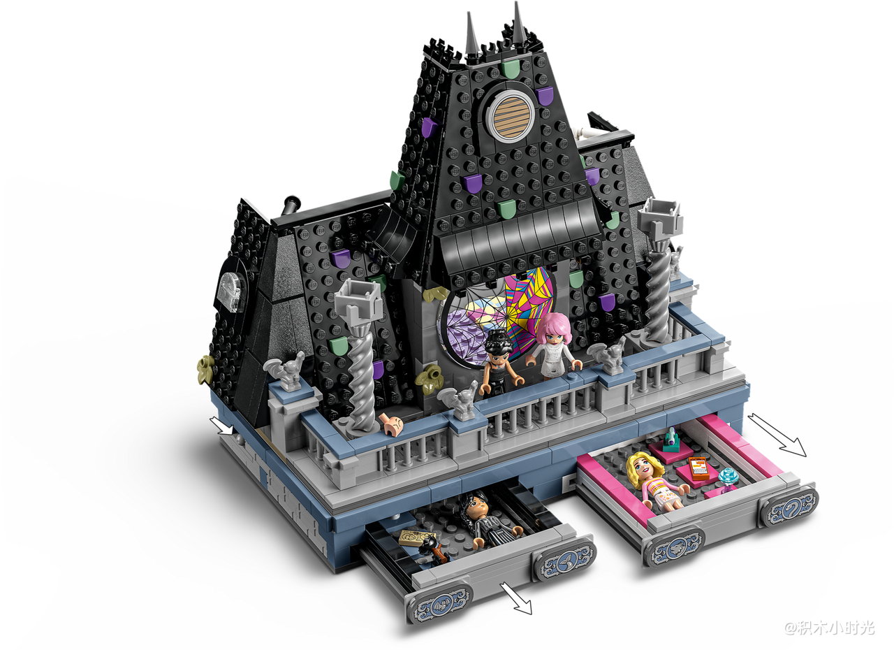 乐高 76781 星期三与伊妮德的寝室