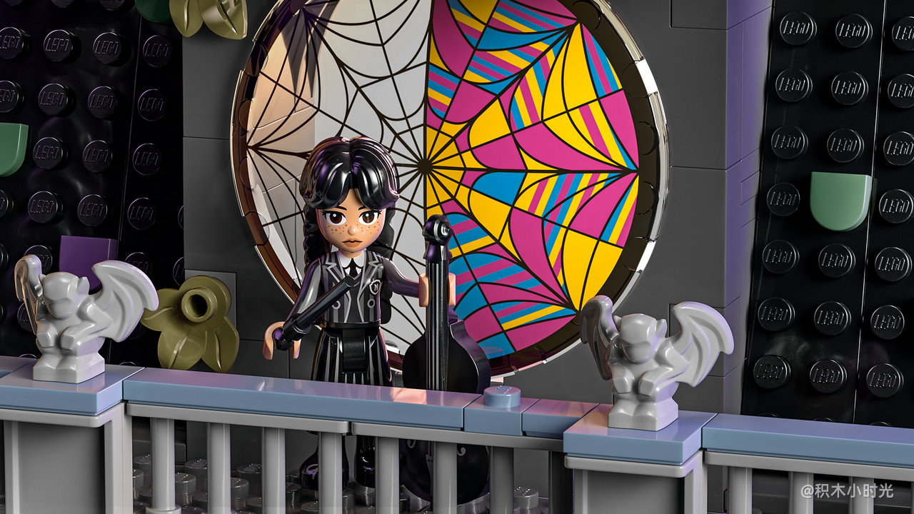 乐高 76781 星期三与伊妮德的寝室