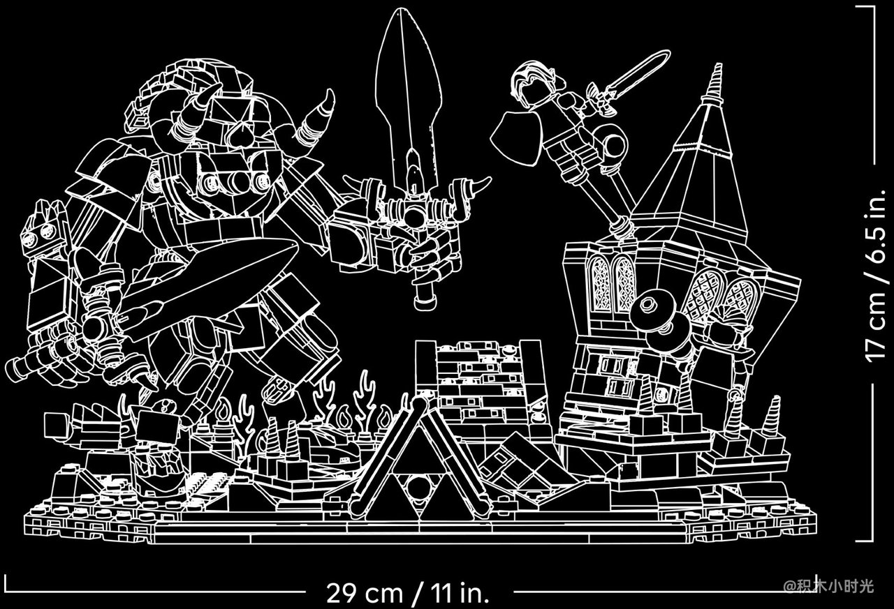 乐高 77093 时光之笛 加侬最终决战
