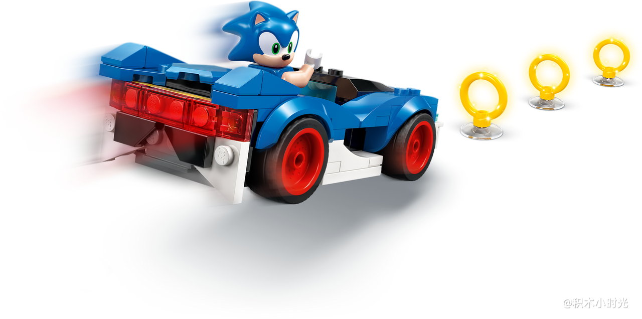 乐高 77117 索尼克的赛车：音速之星闪电
