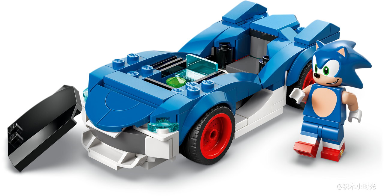 乐高 77117 索尼克的赛车：音速之星闪电