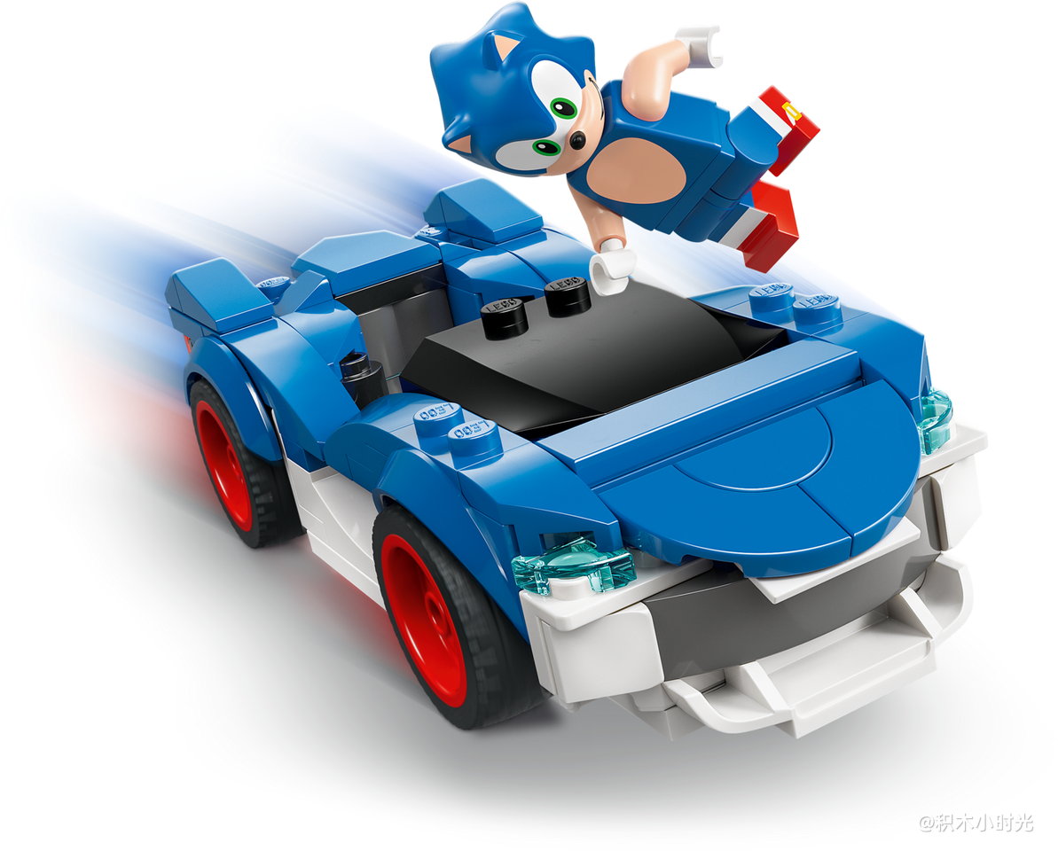 乐高 77117 索尼克的赛车：音速之星闪电