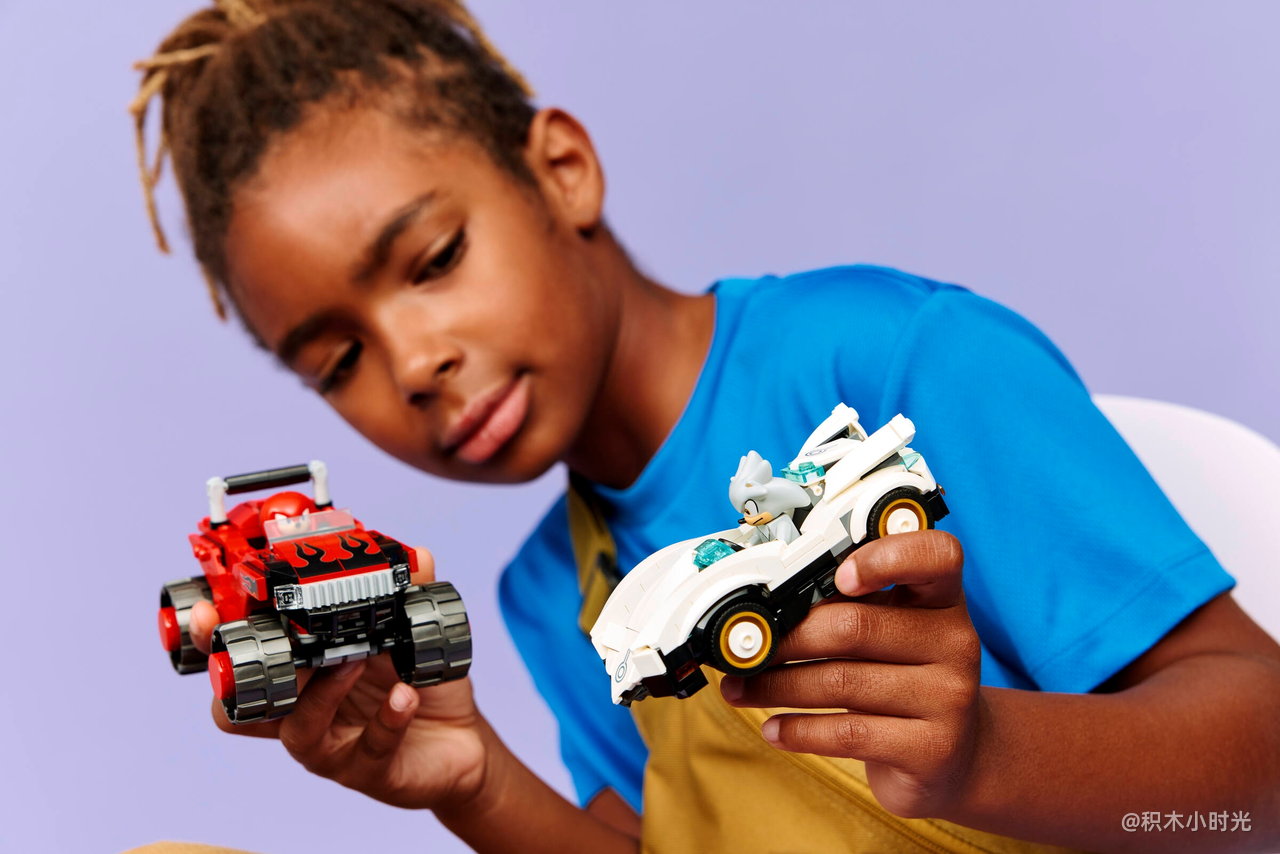 乐高 77118 希弗尔的赛车对战纳克的巨轮越野车