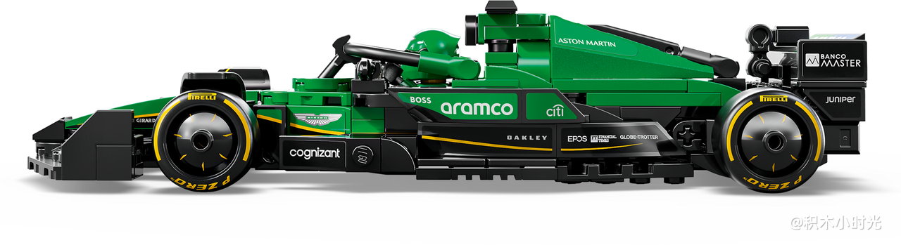 乐高 77245 阿斯顿·马丁沙特阿美车队 F1® AMR24 赛车