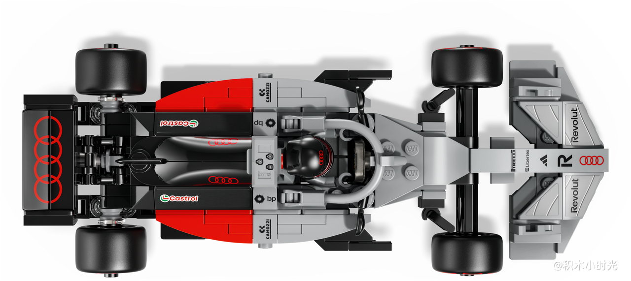 乐高 77259 奥迪F1® 车队 R26 赛车