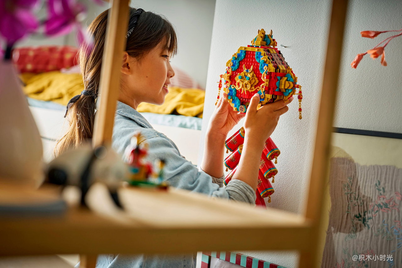 乐高 80118 迎财爆竹