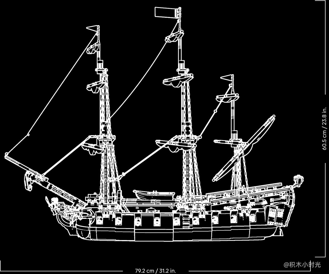 乐高 910059 “幸运号”私掠护卫舰