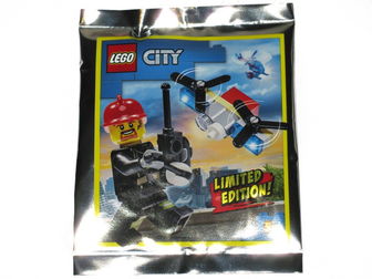 Fireman with Drone foil pack