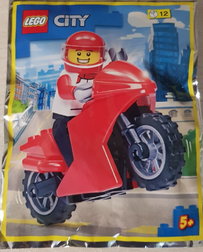 Motorcycle with Driver foil pack