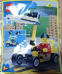 Forklift Driver with Forklift Truck foil pack