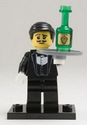 Waiter, Series 9 (Complete Set with Stand and Accessories)