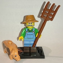 Farmer, Series 15 (Complete Set with Stand and Accessories)