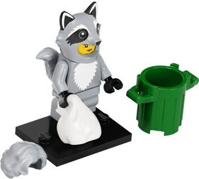 Raccoon Costume Fan, Series 22 (Complete Set with Stand and Accessories)