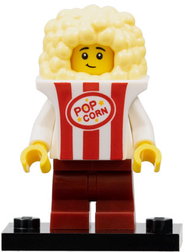 Popcorn Costume, Series 23 (Complete Set with Stand and Accessories)