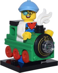 Train Kid, Series 25 (Complete Set with Stand and Accessories)