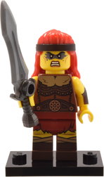 Fierce Barbarian, Series 25 (Complete Set with Stand and Accessories)