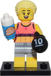 Fitness Instructor, Series 25 (Complete Set with Stand and Accessories)