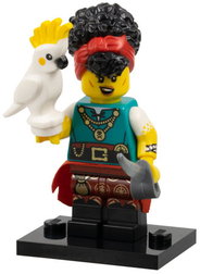 Pirate Quartermaster, Series 27 (Complete Set with Stand and Accessories)