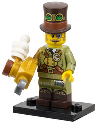 Steampunk Inventor, Series 27 (Complete Set with Stand and Accessories)