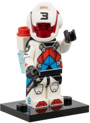 Jetpack Racer, Series 27 (Complete Set with Stand and Accessories)