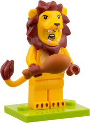 Lion Costume Fan, Series 28 (Complete Set with Stand and Accessories)